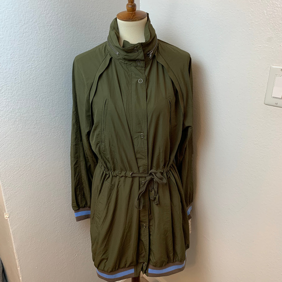 Free People Jackets & Blazers - NWT Free people Windswept Hooded Jacket in Moss. S